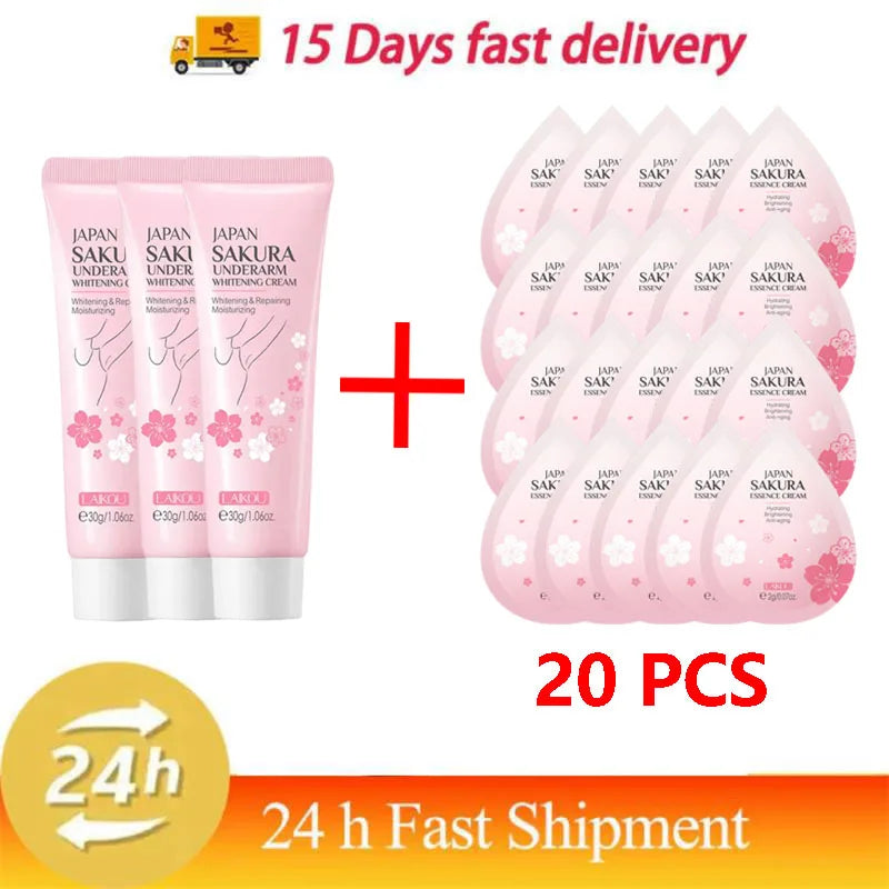 Whitening Cream For Dark Skin Armpit Thigh Inner Joint Lightening Intimate Area Underarm Body Care