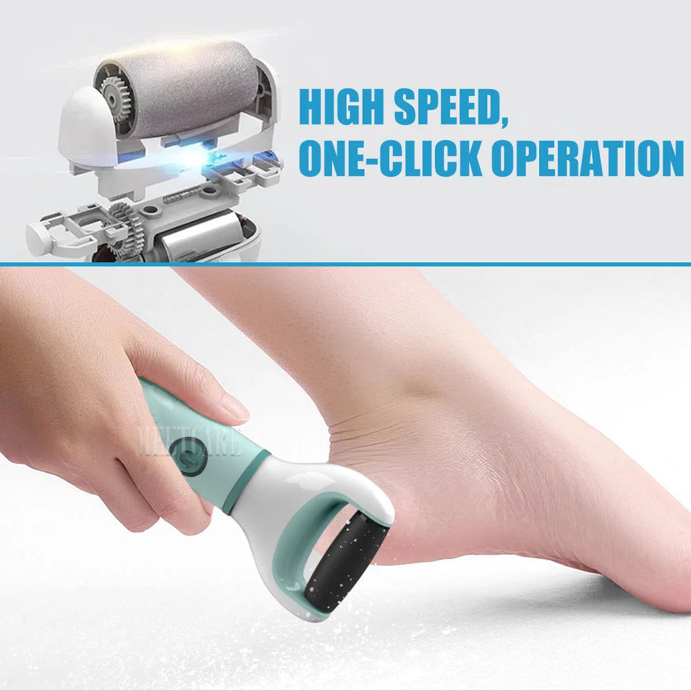 Wireless Electric Foot Grinder Smooth away calluses & cracks — fast! ? Waterproof ? Cordless &