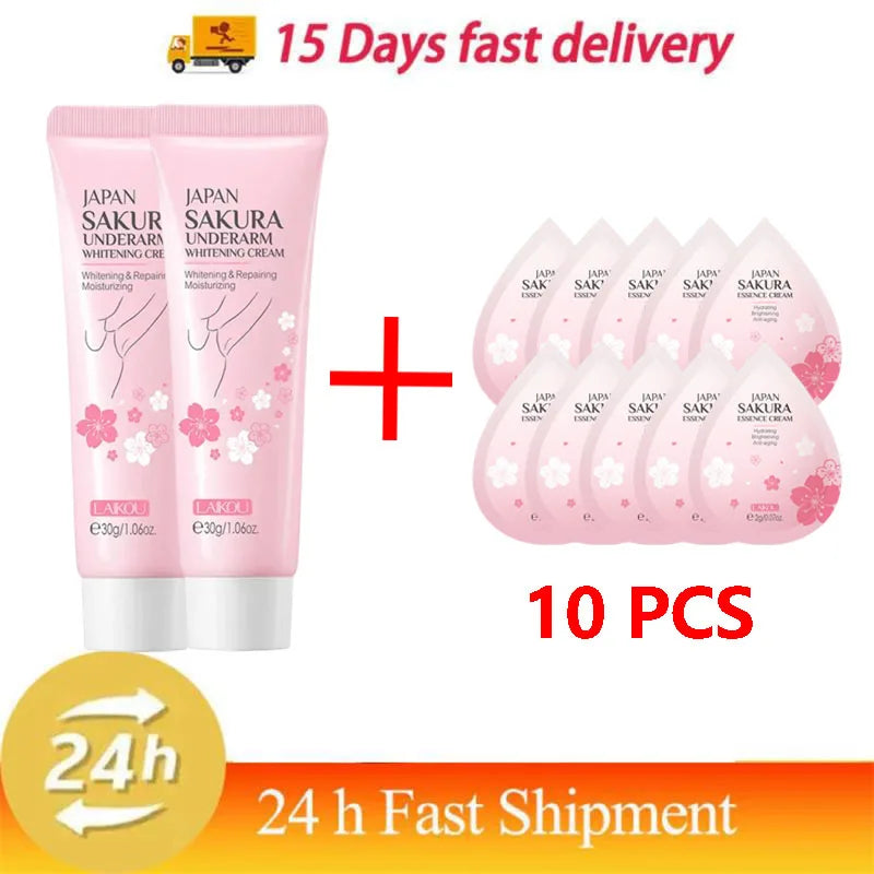 Whitening Cream For Dark Skin Armpit Thigh Inner Joint Lightening Intimate Area Underarm Body Care