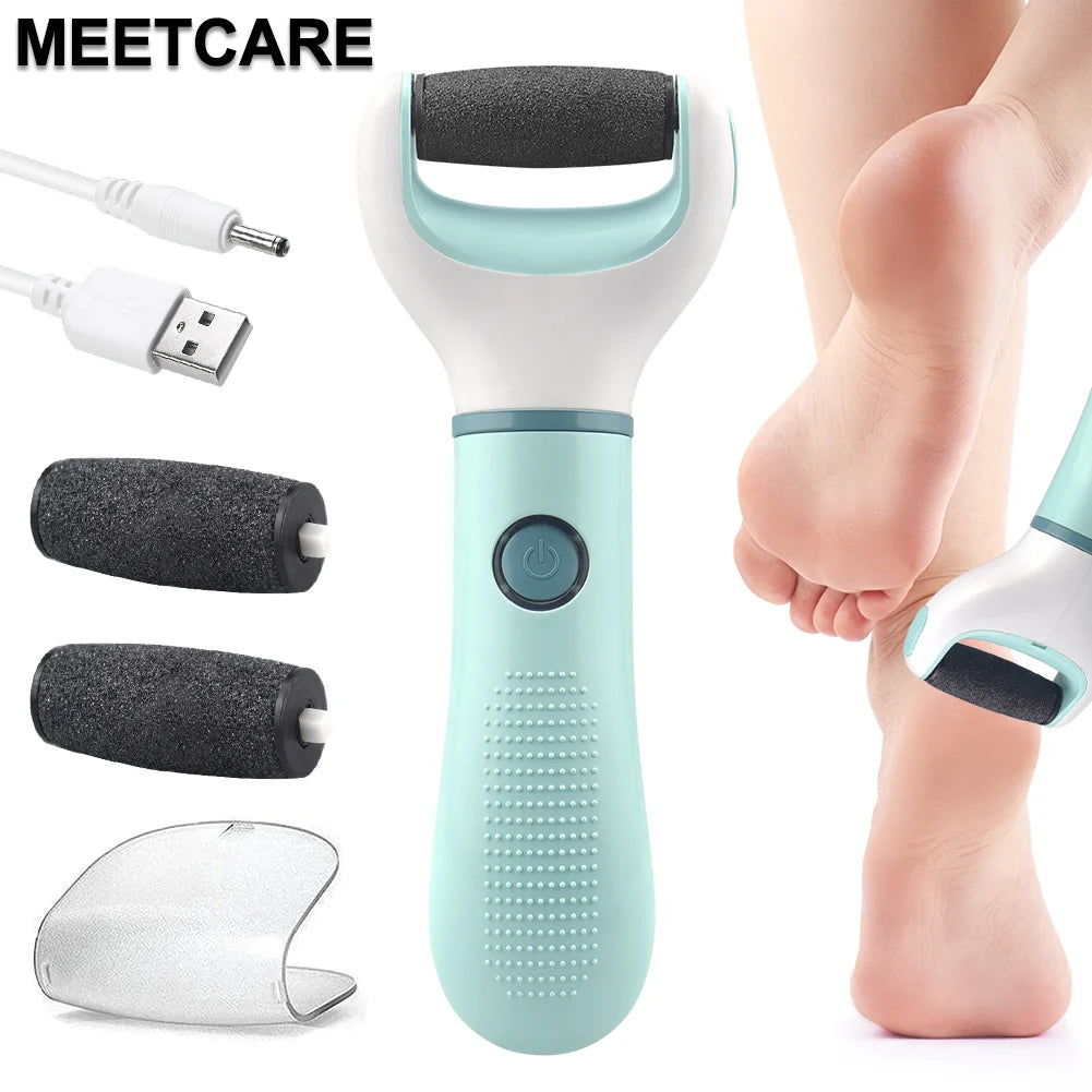 Wireless Electric Foot Grinder Smooth away calluses & cracks — fast! ? Waterproof ? Cordless &
